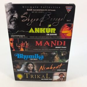 Shyam Benegal Ultimate Collection 5‎ DVD Set Ankur Mando Bhumika Nishant Trikal